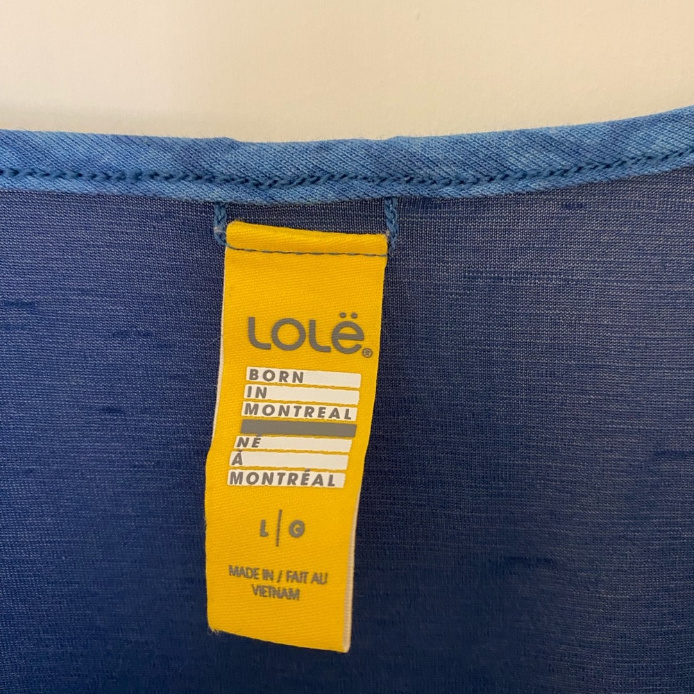 Lole Blue Patterned Tank Top - Picture 3 of 5